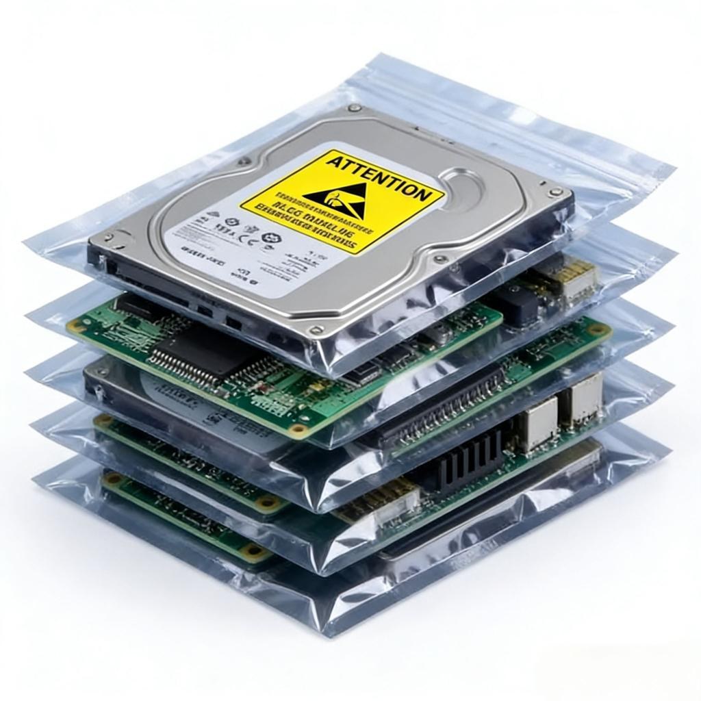 Bolsas antiestáticas para HDD y componentes